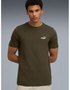 Puma Tricou de bumbac cu decolteu la baza gatului ESS Boxy Tee - Verde masliniu