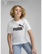 Puma Tricou de bumbac cu decolteu la baza gatului si logo ESS No 1 - Alb/Negru stins