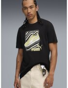 Puma Tricou de bumbac cu imprimeu grafic - Negru