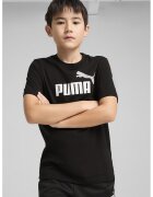 Puma Tricou de bumbac cu imprimeu logo - Alb/Negru stins