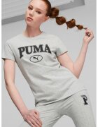 Puma Tricou de bumbac cu imprimeu logo Squad - Gri melange