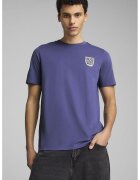Puma Tricou de bumbac cu imprimeu pe partea din spate - Violet/Bej