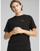 Puma Tricou de bumbac cu logo ESS Elevated - Negru stins