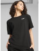 Puma Tricou din amestec de bumbac cu benzi logo - Negru