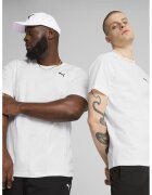 Puma Tricou din bumbac cu broderie logo ESS - Alb