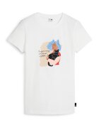 Puma Tricou din bumbac cu imprimeu - Alb