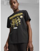 Puma Tricou din bumbac cu imprimeu cu skateboarding Mid 90s - Negru/Galben