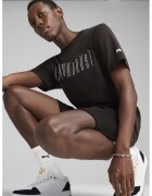 Puma Tricou din bumbac cu imprimeu logo - Negru