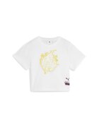 Puma Tricou din bumbac cu imprimeu Trolls - Alb/Galben