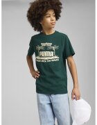 Puma Tricou din bumbac cu imprimeu - Verde padure