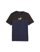 Puma Tricou ESS BLOCK x TAPE Tee - 673341-06 - Barbati - Albastru - Albastru