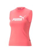 Puma Tricou ESS Slim Logo Tank - 673695-42 - Femei - Roz - Roz