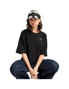 Puma Tricou femei Wardrobe Ess Oversized Short Tee Bl - Negru