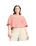 Puma Tricou grafic Premium Ess supradimensionat - Roz