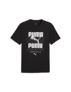 Puma Tricou GRAPHIC Stacked Graphic Tee-688038-01