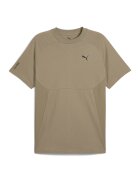 Puma Tricou lejer din bumbac cu decolteu la baza gatului - Maro deschis
