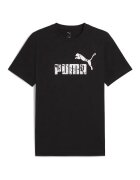 Puma Tricou Logo Tee Barbati Negru - Negru