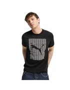 Puma Tricou pentru Barbati - graphics wording tee - 684825-01 - XS INTL - Negru