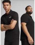 Puma Tricou polo cu broderie logo - Negru