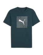 Puma Tricou regular-fit cu imprimeu logo - Albastru