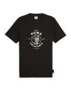 Puma Tricou regular fit din bumbac cu imprimeu - Negru
