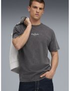 Puma Tricou relaxed fit cu logo - Gri inchis