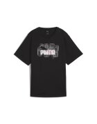 Puma Tricou relaxed fit cu logo - Negru