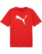 Puma Tricou sport barbatesc Team Rise - bumbac - rosu - Rosu