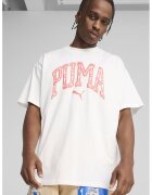 Puma Tricou supradimensionat cu imprimeu - Fucsia/Alb optic