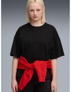 Puma Tricou supradimensionat cu model uni - Negru