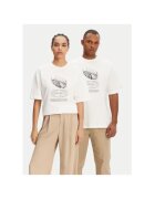 Puma Tricou Unisex 630092 - Bumbac/Bumac reciclat - Alb - Alb
