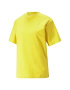 Puma Tricou YONA SUNP Mock Neck Tee - 537977-41 - Femei - Galben - Galben