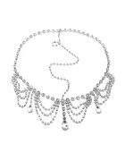 Pursehuit Accesoriu de cap - argintiu - cu pietre - Faidra C9 -