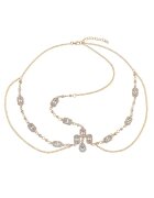 Pursehuit Accesoriu de cap - auriu - cu lanturi si pietre - Gail C23 -