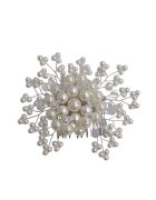 Pursehuit Accesoriu de par - argintiu - cu perle - Karene C12 -