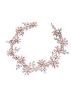 Pursehuit Accesoriu de par auriu - cu floricele si pietre - Alvar C1