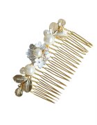 Pursehuit Accesoriu de par - auriu - cu pietre si perle - Maika C7 -