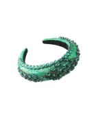 Pursehuit Bentita verde - bufanta - cu pietre - Adolph C1