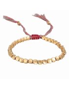 Pursehuit Bratara aurie - cu snur rosu - Myrten C1