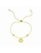 Pursehuit Bratara aurie - din otel inoxidabil - suflata cu aur 18k - cu inima - Elsebe C3