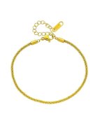 Pursehuit Bratara aurie - din otel inoxidabil - suflata cu aur 18k - delicata - Erlanda C3