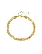 Pursehuit Bratara aurie - din otel inoxidabil - suflata cu aur 18k - in 3 straturi - Jafet C5