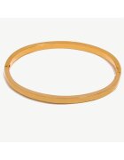 Pursehuit Bratara aurie - din otel inoxidabil - suflata cu aur 18k - tip bangle - Jessica C10
