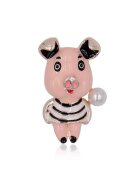Pursehuit Brosa Gabie - Aliaj metalic - Roz