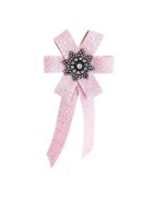 Pursehuit Brosa roz - cu pietre -