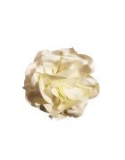 Pursehuit Brosa tip floare supradimensionata - alb unt - Balzer C12
