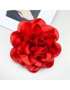 Pursehuit Brosa tip floare supradimensionata - rosie - Mailyn C20