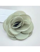 Pursehuit Brosa tip floare supradimensionata - verde pal - Arkilas C22