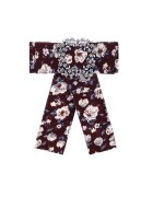 Pursehuit Brosa tip jabou - cu flori si pietre - Sanela C23 - - Visiniu