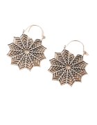 Pursehuit Cercei argintii - forma de floare - Jara C26 -